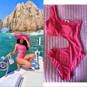 Inspired One-Piece Swimsuit